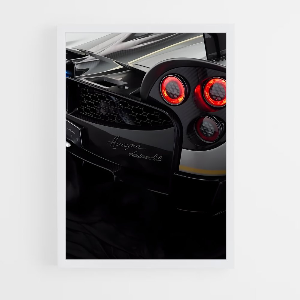 Poster Hypercar Évasion – affiche Pagani (vue 3)